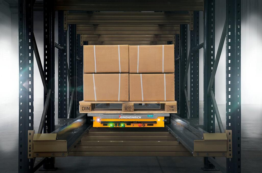 Sistema shuttle almacenamiento semiautomático 10